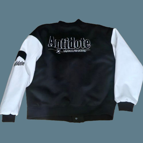 Anidote Patchwork Embroidered Varsity Jacket - Picture 2 of 9